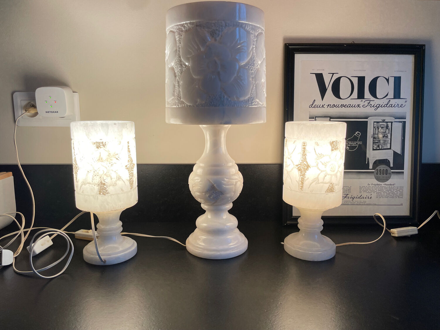 Trio de lampes