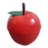 Vintage Red Apple Ice Bucket