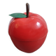 Vintage Red Apple Ice Bucket