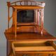 Art Nouveau cabinet with mirror, 1890s