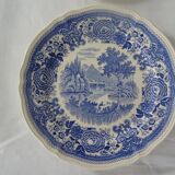 4 plates old faience 506 112 villeroy boch burgenland blue