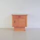 table de chevet vintage en bois clair
