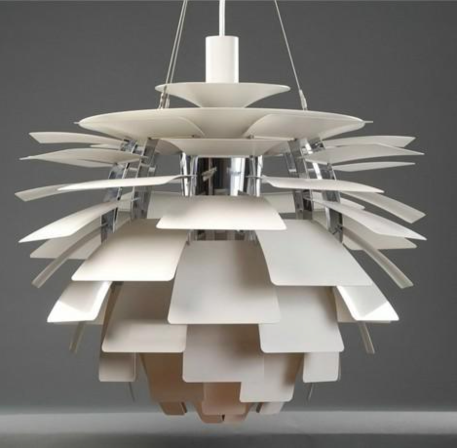 Scandinavian hanging lamp PH Artichoke bench. 84 cm, edition of the 70