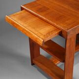 50s oak office by Pierre Bloch and Charles Dudouyt