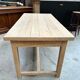 Butcher's table in solid beech wood