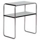 Table d'appoint Art Déco en acier chromé par Marcel Breuer pour Thonet, années 1930.