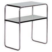 Art Deco Side Table in Chrome Steel by Marcel Breuer for Thonet, 1930s