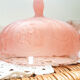 Pink Dessert Service Old Pink Glass Ice cream cups Pink Dish Cup
