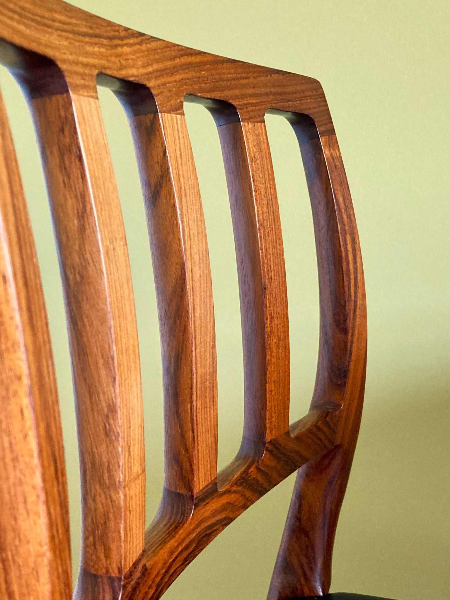 Vintage chair, Danish rosewood 1974, Model 83, by Niels Moller