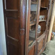 Buffet vitrine bibliothèque style Louis XV