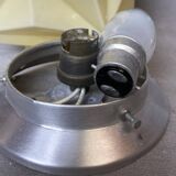 Art Deco style opaline origami flush mount lamp