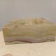 Square green onyx ashtray, 1970s