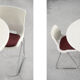 Table à manger avec pied de tulipe en métal, années 1970