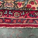 Tapis tribal antique 332x240 cm laine oriental tapis fait à la main rose, violet, vert