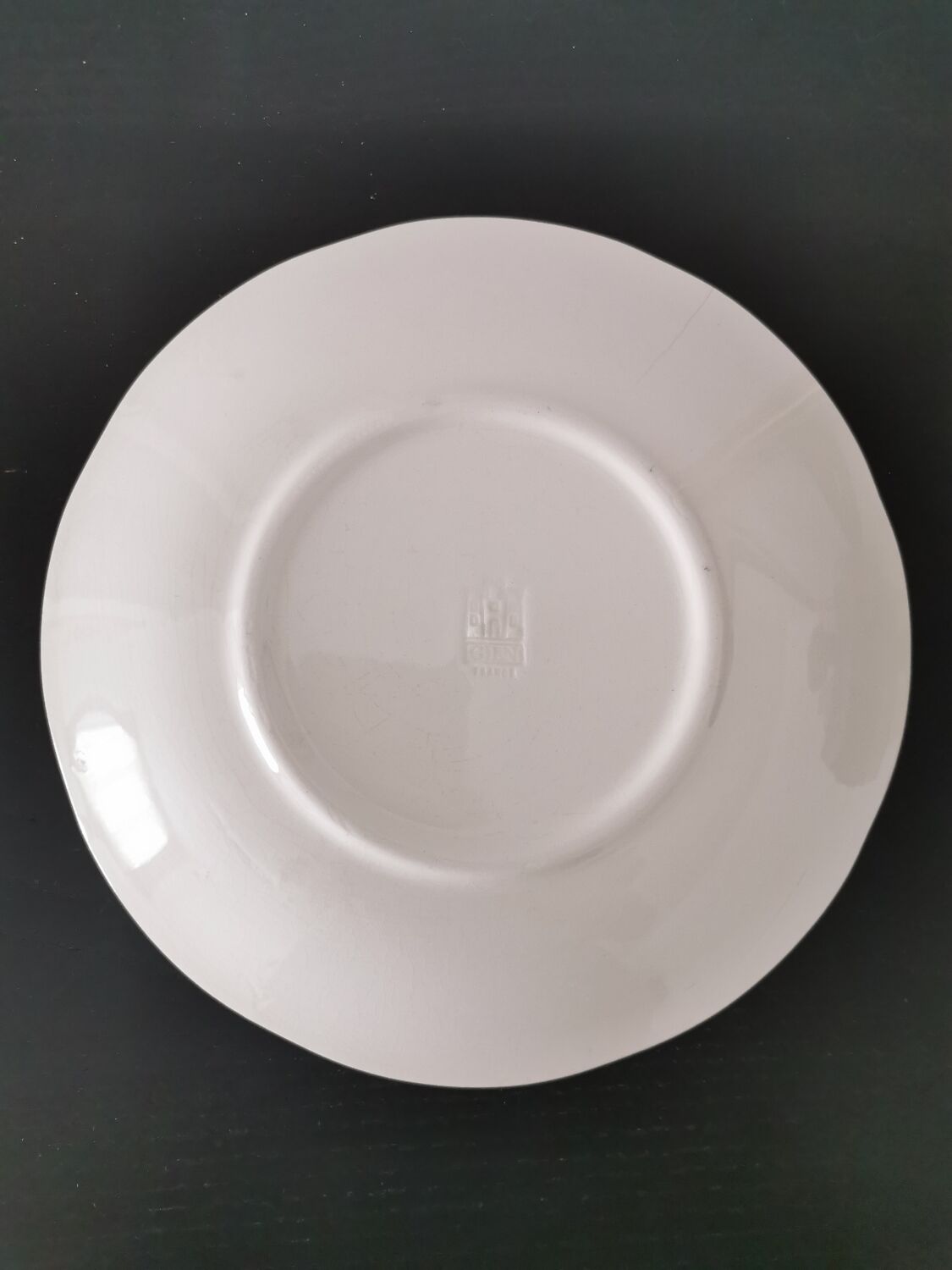 Decorative plate from Gien maison chasse
