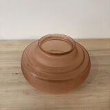 Pink glass ceiling lamp