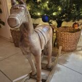 Handcrafted vintage rocking horse