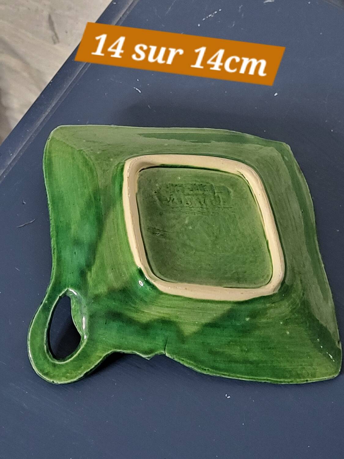 Vide poche Raie vintage faïence