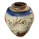 Glazed terracotta vase thierry basile