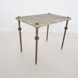 Table d'appoint vintage en marbre, années 1960