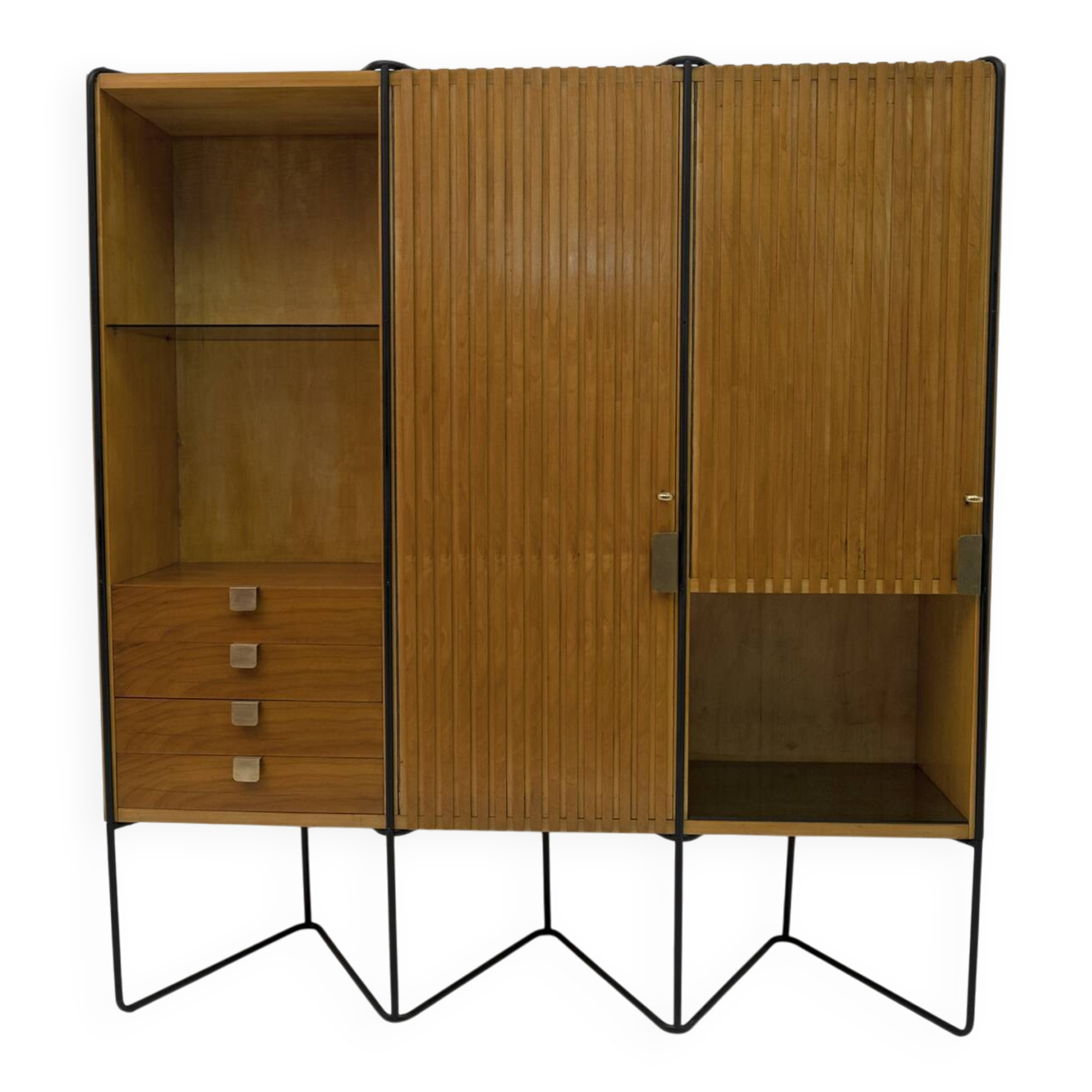 Armoire Murale Taichiro Nakai en Teck par Consorzio La Permanente Mobili, 1950s