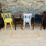Set of 8 mismatched chairs