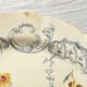 5 assiettes terre de fer polychrome hb Choisy le roi