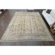 1970s Vintage Persian Handmade Wool Cotton Brown Area Rug 291x370