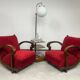 Fauteuils lounge Art déco (ensemble de 2)