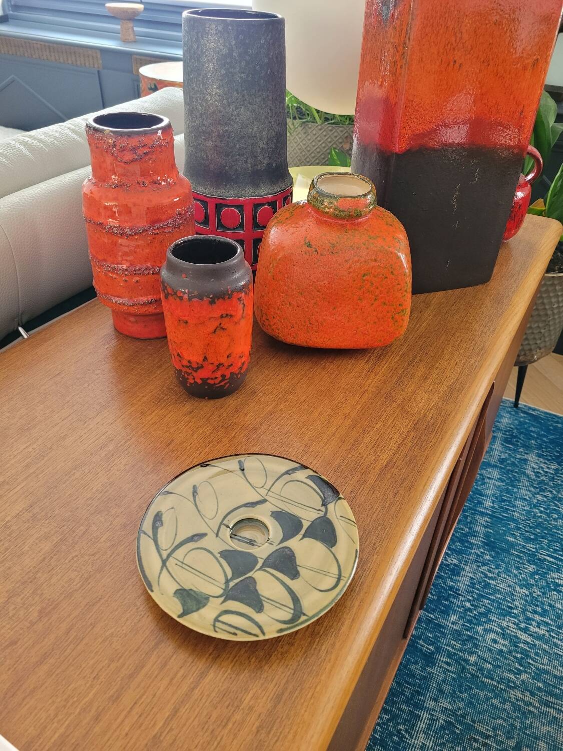 Vintage ceramic candle holder