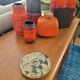 Vintage ceramic candle holder