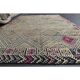 1970s Vintage Turkish Oushak Handmade Wool Cotton Gray Area Rug 158x236