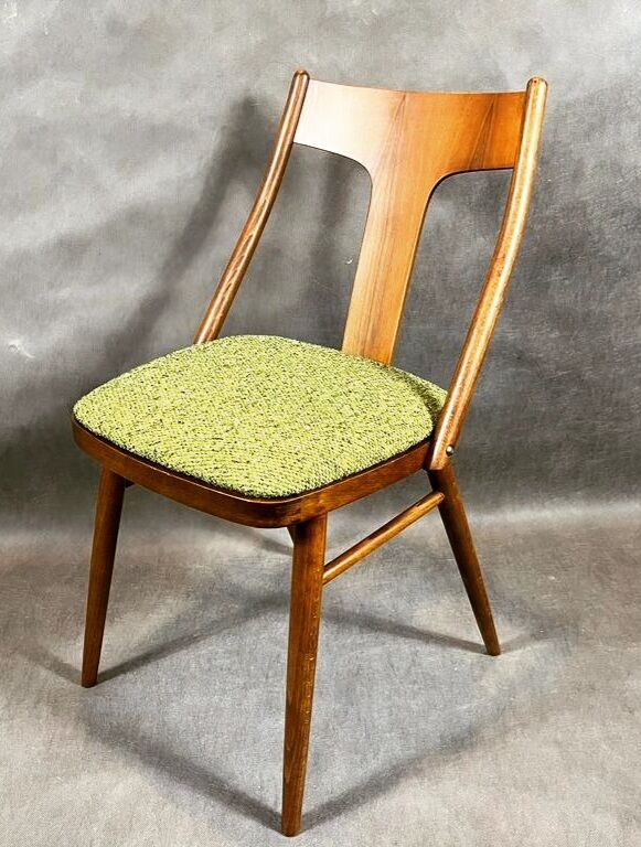 Set of 4 renovated vintage chairs, mier edition, czech vintage 1960s