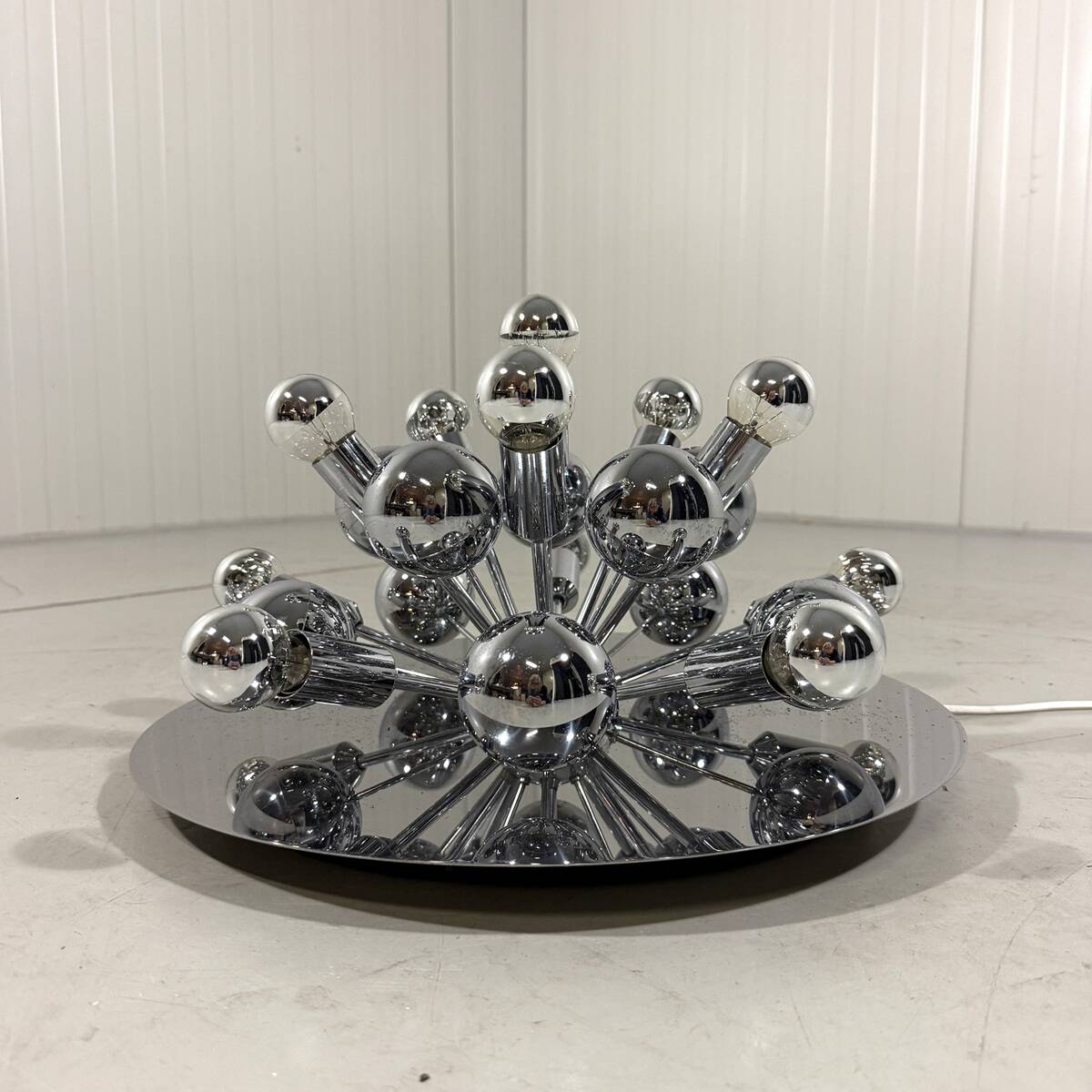 Cosack chrome Sputnik wall lamp / ceiling lamp 1960’s