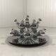 Cosack chrome Sputnik wall lamp / ceiling lamp 1960’s