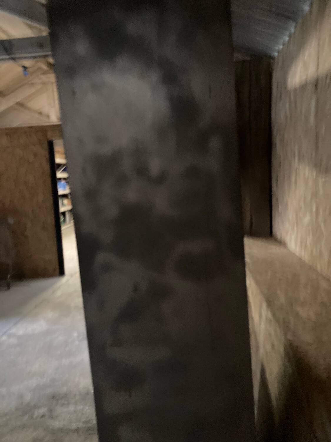 Vintage industrial locker room