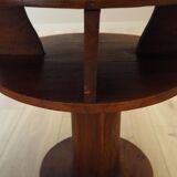 Oak coffee table, Italian design, 1960s, production: Italy