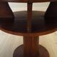 Oak coffee table, Italian design, 1960s, production: Italy