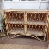 Rattan storage unit