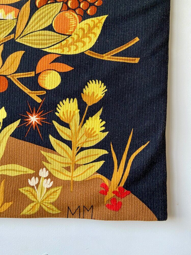 Wall hanging in wool numbered "le mur du nomade" 1971