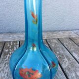 Soliflore verre soufflé bullé, 1930/40