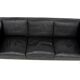 Scandinavian leather sofa "eva", stouby, denmark, 1960