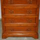 Large tall drawer unit Consorzio Mobili in cherry wood