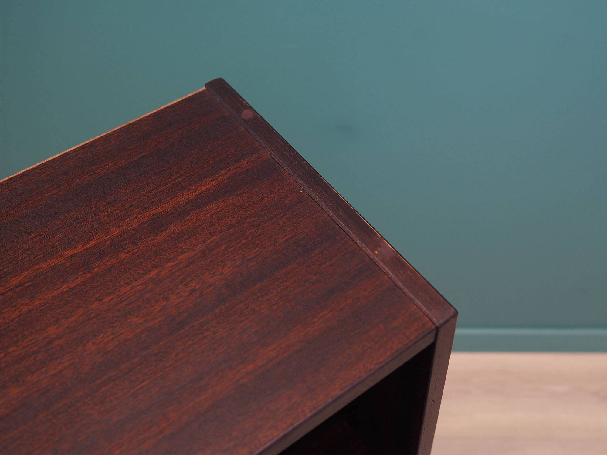 Mahogany bookcase, Danish design, 1960s, manufacturer: Hammel Møbelfabrik
