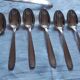 Art deco cutlery set in silver metal rex , 35 pieces