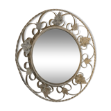 Miroir convexe en fer forgé, Angleterre, années 1950