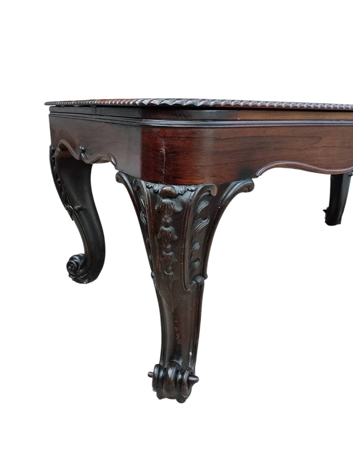 Large Louis XV style mahogany desk, 19th century