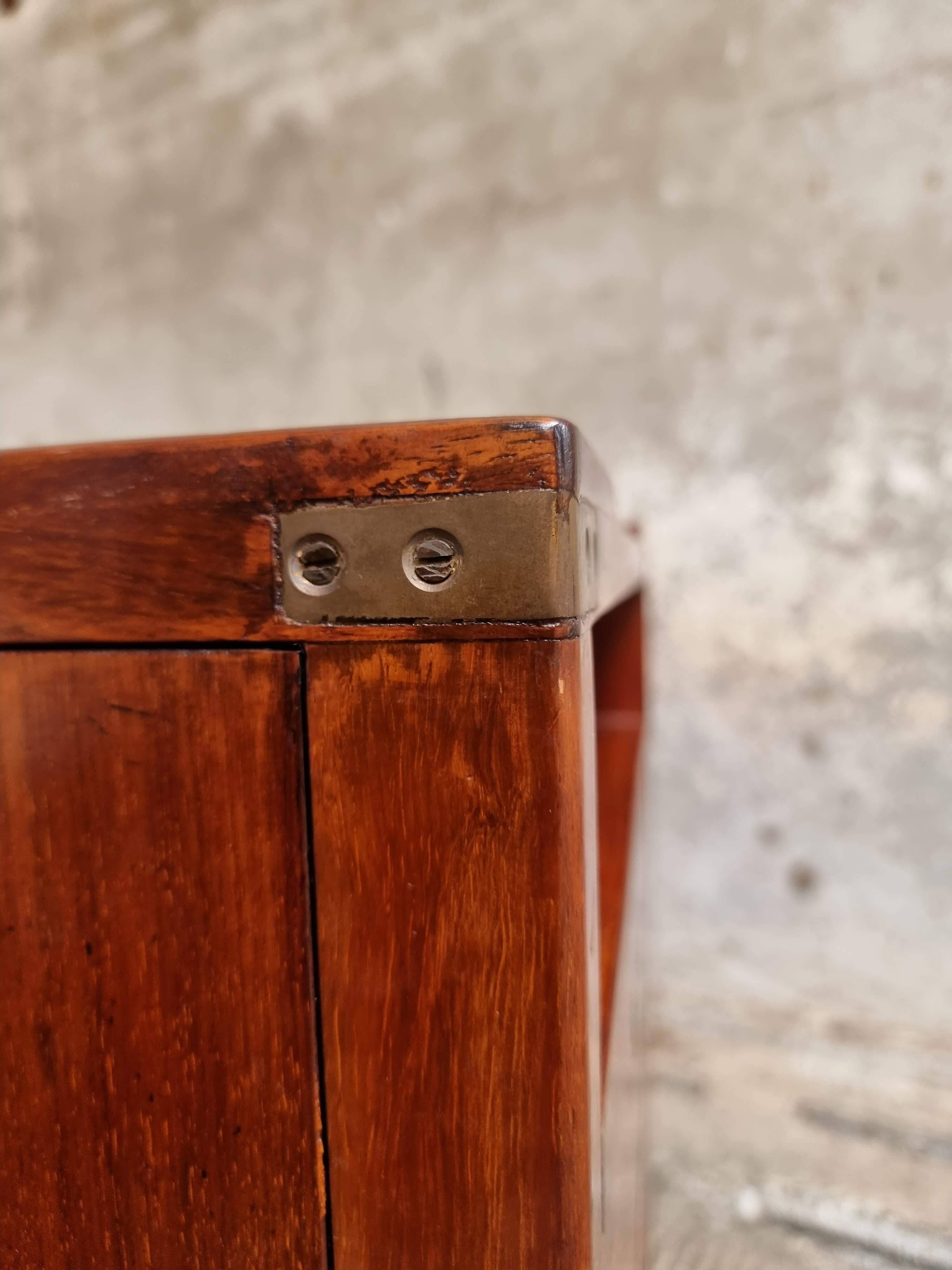 Design chest of drawers bedside cabinet military Campaign style from 'Starbay'