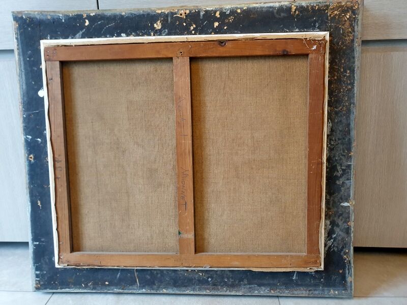 Fernand Laval (1886/95-1966) - Oil on canvas - "Rue de village" - Signed lower left 1951