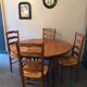 Round table with antique flaps